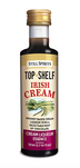 still spirits top shelf cream base alcohol liqueur Irish cream shamrock whiskey