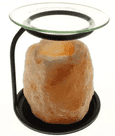 Natural himalayan salt tealight holder oil burner