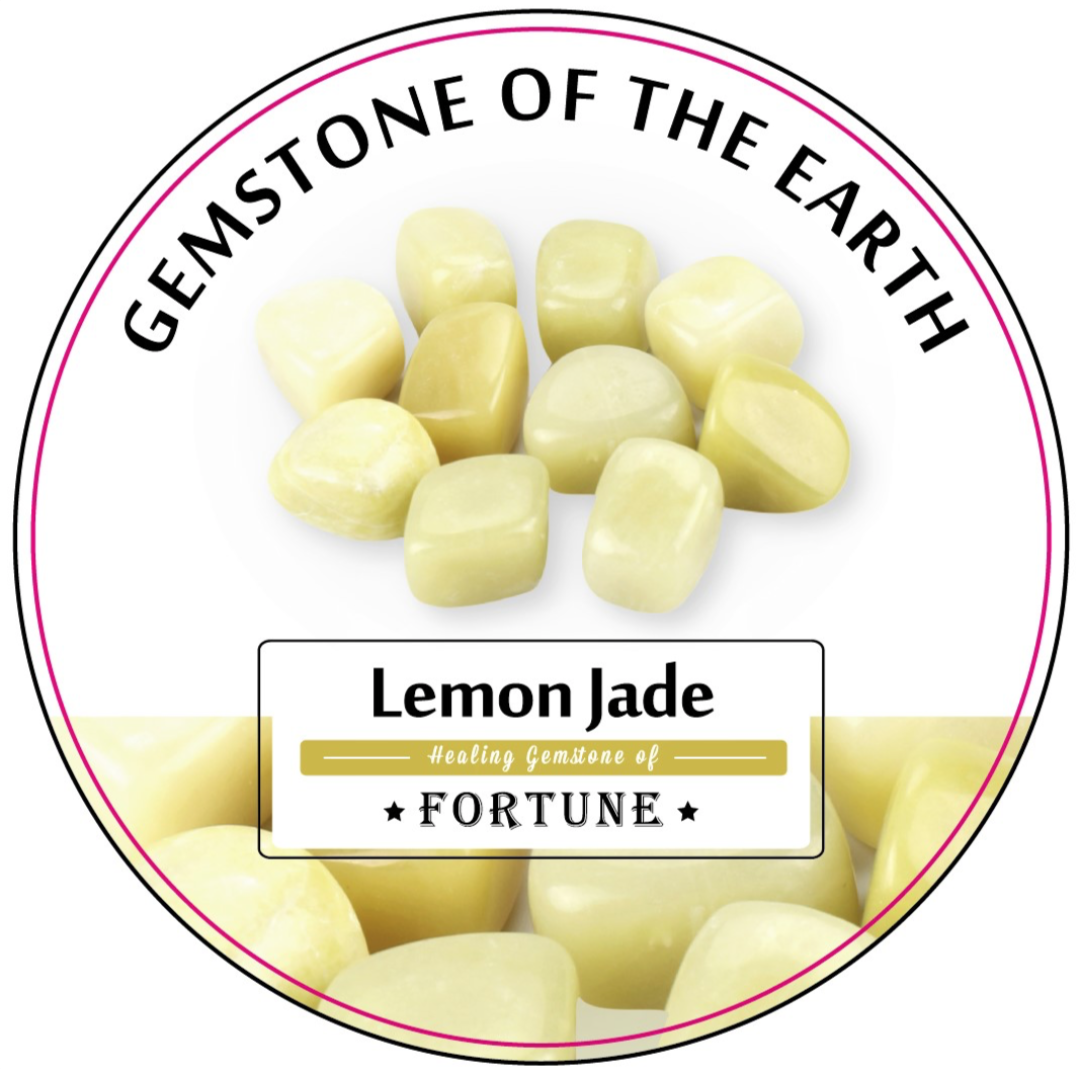 tumbled gemstone crystal lemon jade