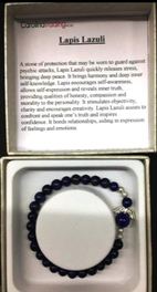 lapis lazuli gem stone crystal bracelet jewellery 