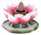 backflow burner cone incense waterfall smoke lotus flower coloured
