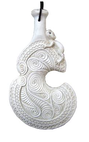 resin nz maori carving patu kotiate white short hand club