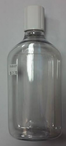 PET plastic Flask bottle White Cap 500ml