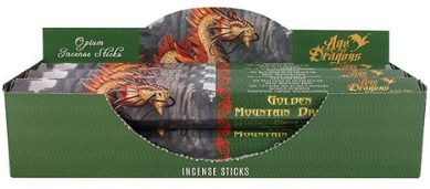 anne stokes golden mountain dragon opium  incense sticks
