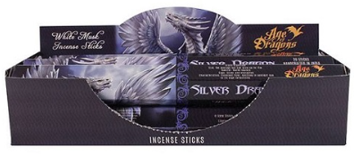 anne stokes silver dragon white musk incense sticks
