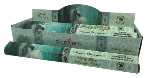 anne stokes forest unicorn white rose incense sticks