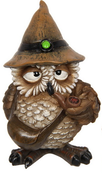 Picturesage wizard magician magic owl wise pipe smoking