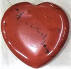 heart red jasper gem stone crystal