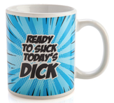 rude mug ceramic suck dick naughty man