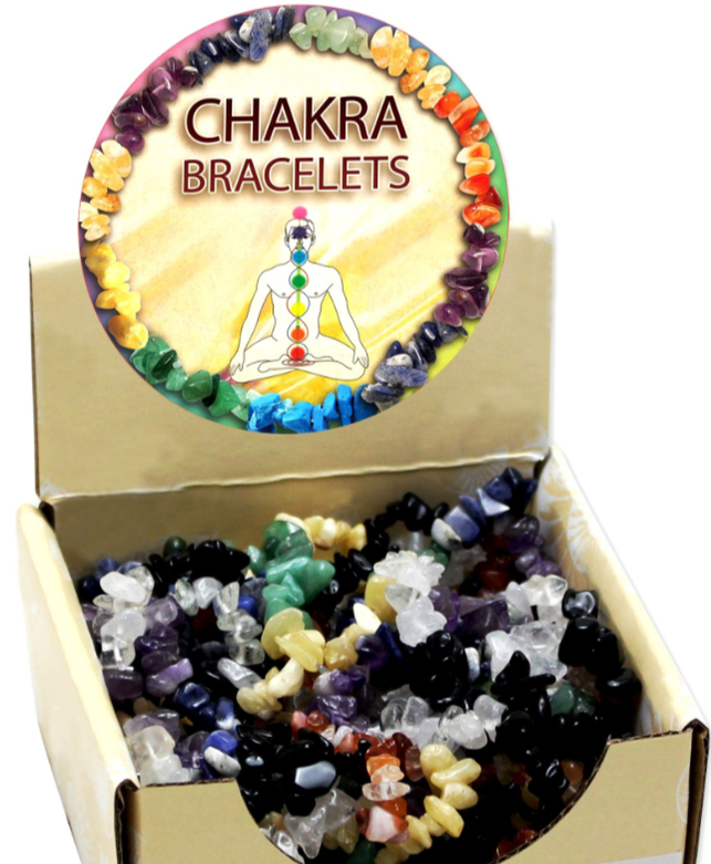 chakra chip aventurine howlite turquoise amethyst rose quartz citrine gem stone crystal bracelet jewellery 