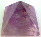 crystal gemstone polished pyramid amethyst