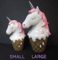 unicorn white pink fantasy horse gift girl money box cash holder