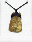 Kauri toki necklace pendant amber New Zealand