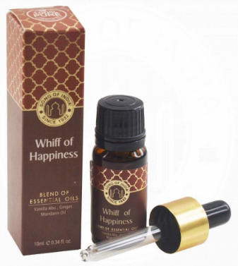 whiff of happiness Vanilla Abs Ginger Mandarin essential oil aroma fragrance oil burner diffuser