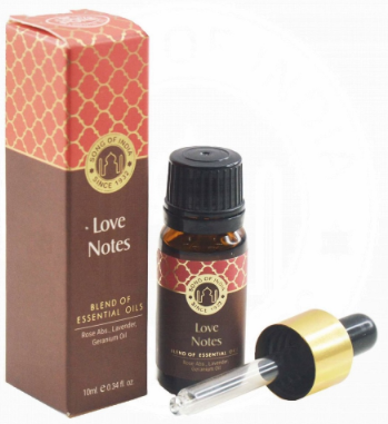 love notes essential oil Rose Abs Lavender Geranium aroma fragrance oil burner diffuser