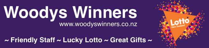 Woodys winners woody's lucky lotto shop Wellsford